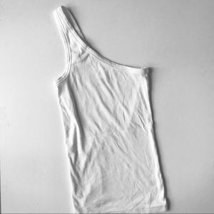 GAP one-shoulder ribbed tank